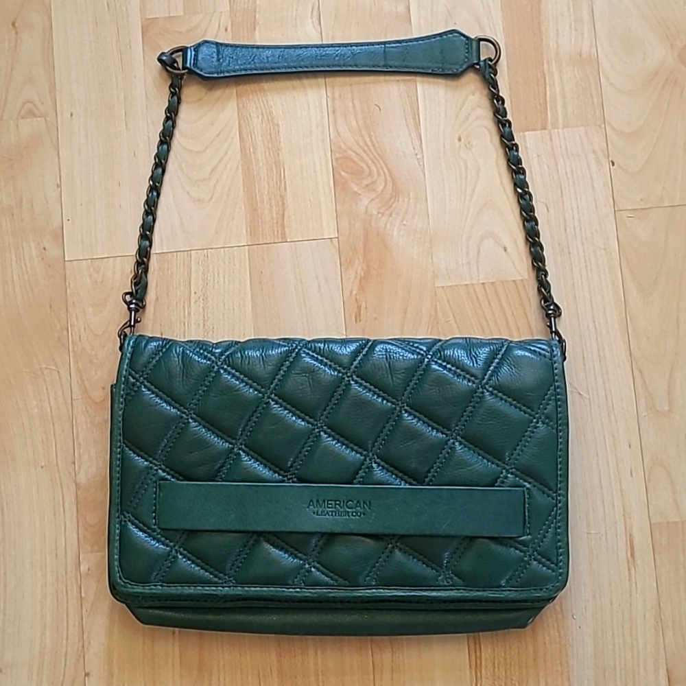 Nordstrom American Leather Co Emerald bag